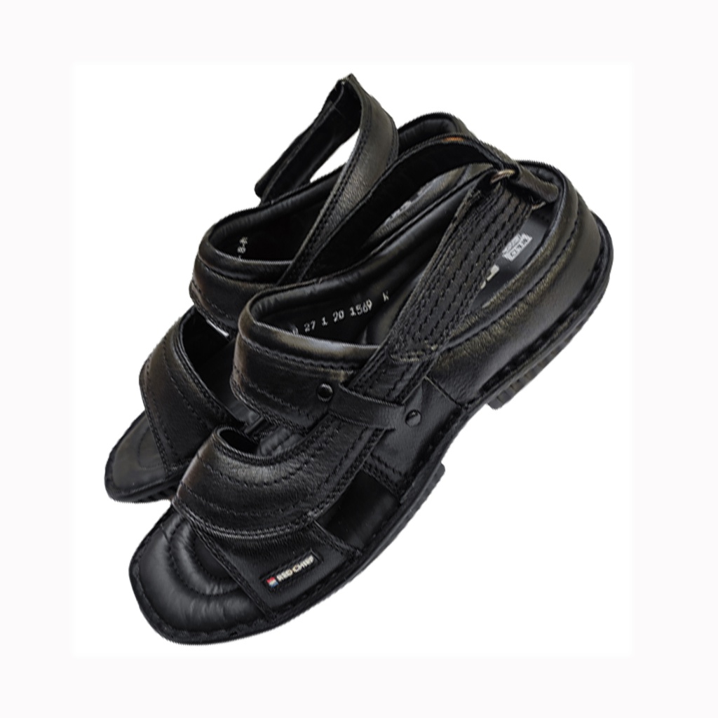 Red chief sandal on sale black